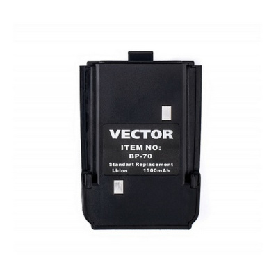 Аккумулятор Vector BP-70 в интернет-магазине радиосеть.рф