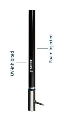 Морская AM-FM антенна Scout KS-124 Black Edition